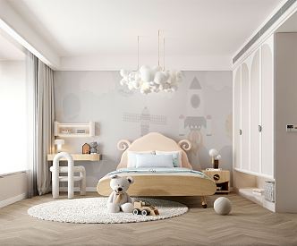 Modern Children's Room 3d model