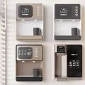 Modern Household Wall Mounted Water Dispensers with Digital Display and Sleek Design