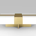 Modern Coffee Table Designs With Brass Base And Black White Brown Tabletops 3d model