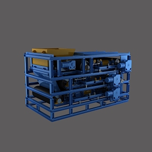 modern sorting machine 3d model