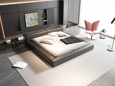 Modern Style Bedroom 3d model