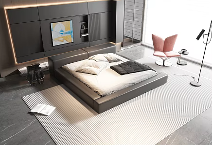Modern Style Bedroom 3d model