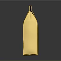 Metallic Gold Stand Up Bag For Daily Necessities And Storage Solutions