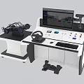 Driving Simulator Training Equipment with Steering Wheel Monitor and Car Model