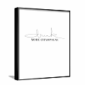 Elegant Wall Art Design with Drink Script and More Champagne Text