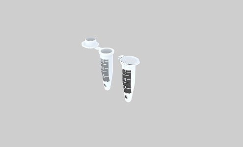 Centrifuge tube test tube EP tube with lid screw test tube sampling test tube sample bottle laboratory supplies 3d model