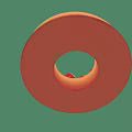 Loop Pie Cake 3d model