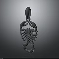 3D Designed Scorpion Pendant Jewelry With Intricate Claw And Tail Structure