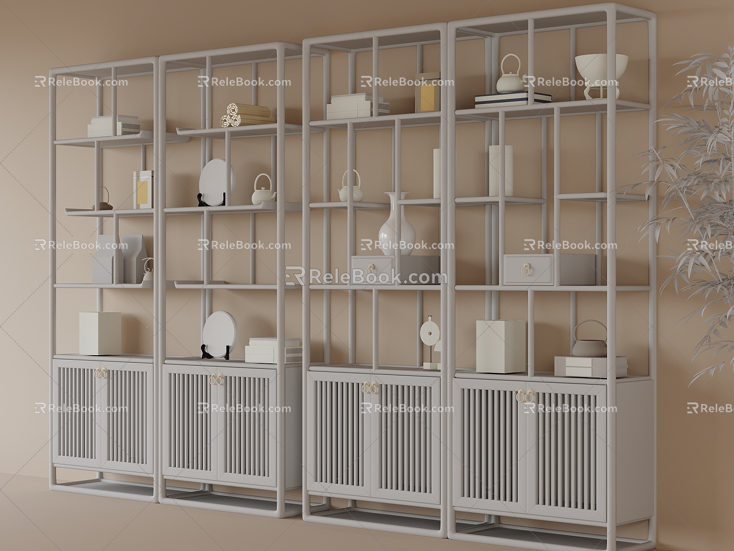 Antique Shelf 3d model