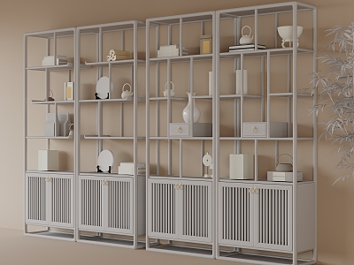 Antique Shelf 3d model