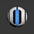 Modern Sci-Fi Equipment Sci-Fi Container Sci-Fi Ball Spherical Container Sci-Fi Item 3d model