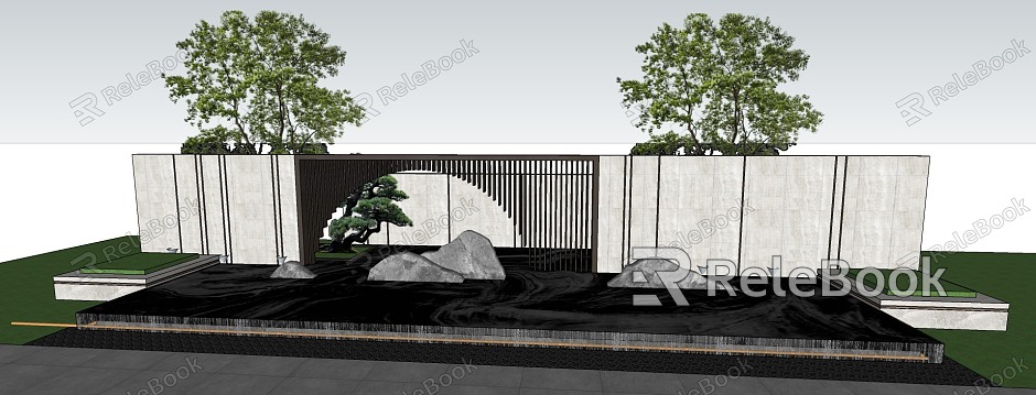 Landscape Wall Enclosure model