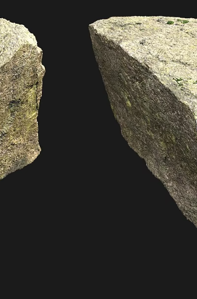 Natural Stone and Wood Materials with Rustic Texture for Home Interior Design 3d model