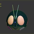 Sci-Fi Helmet Alien Helmet High Tech Helmet Game Helmet 3d model