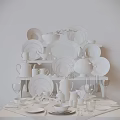 Modern Tableware 3d model