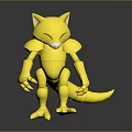 fox warrior machine fox mechanical fox mech fox sci-fi fox cyberfox 3d model
