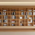 Modern Bookcase Wall Bookshelf Wall 3d model