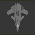 Modern Military Fighter Jet With Sleek Design Cockpit And Engine Details