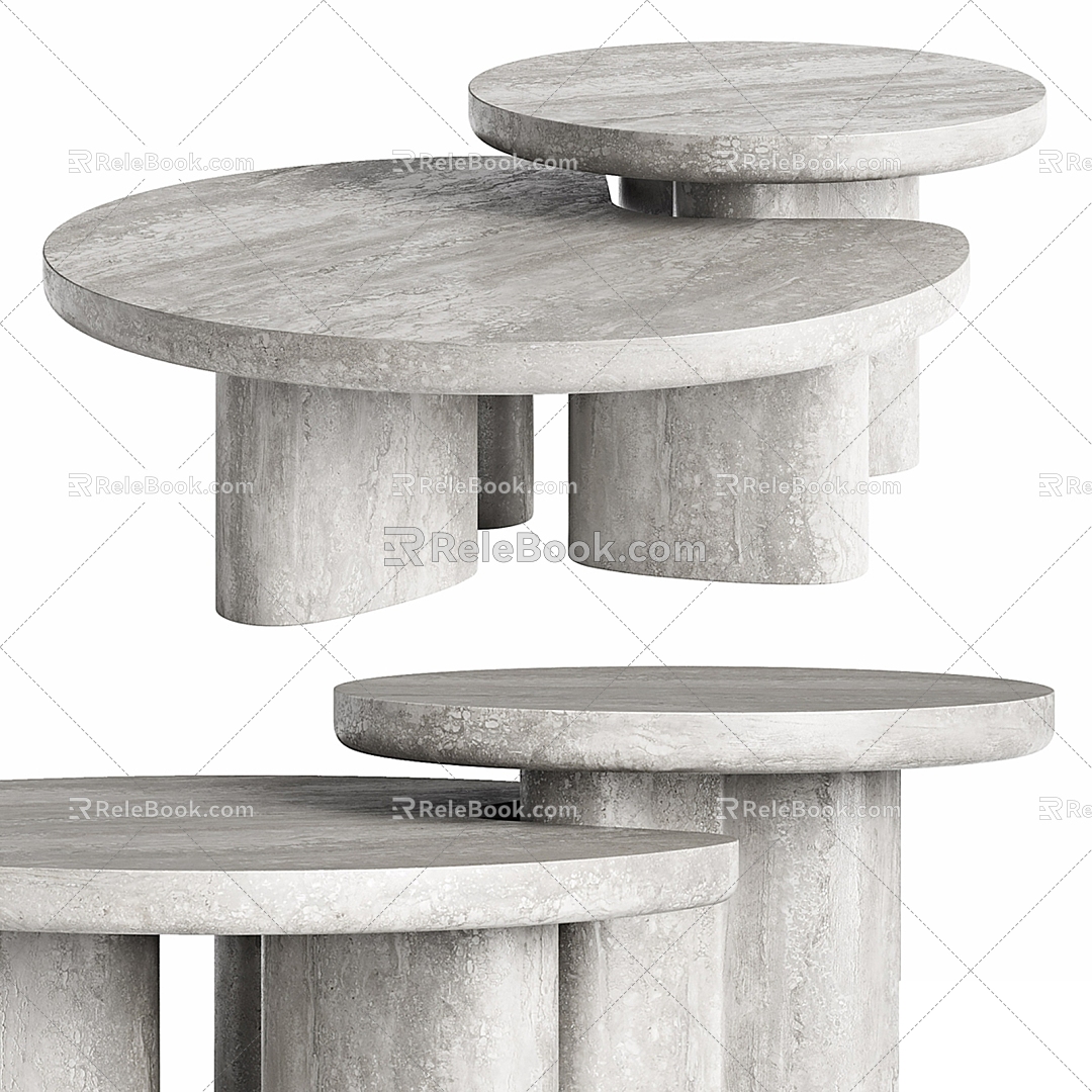 Modern coffee table 3d model