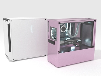 Modern mainframe computer chassis 3d model