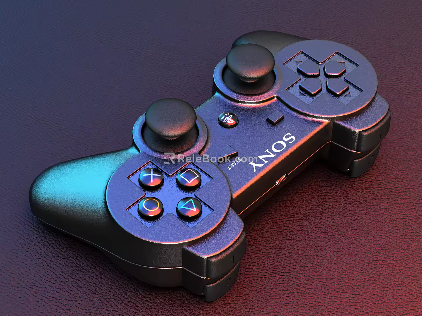 Modern gamepad handle 3d model