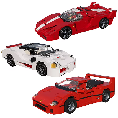 Lego Racing Modern Toy Car 3d model Lego Racing Modern Toy Car 3d model