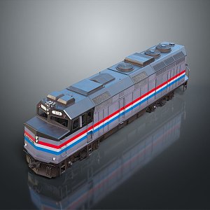 Train Vehicle PBR 3d model