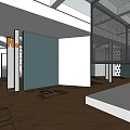 FDD Modular Smart Exhibition Booth With Grid Design And Furniture