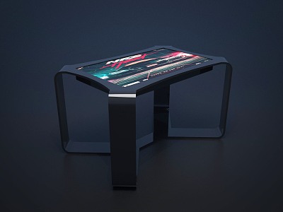 Modern All-in-One Cyber Touch Table 3d model