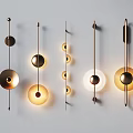 Stylish Modern Wall Lamps With Circular Design And Warm Illumination For Home Decor