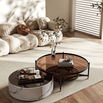 Modern coffee table 3d model