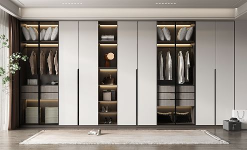 Modern wardrobe 3d model