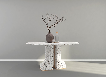 Modern dining table 3d model