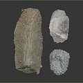Natural Mineral Specimens Featuring Green White Gray Hues And Irregular Textures