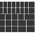 Switch Socket Switch Socket Panel Network Socket TV Socket 3d model