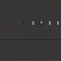 Professional CELL Audio Control Panel With Multiple Knobs Faders And Red Switches