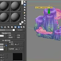 Three-Shading Two-Shading Underwater Coral Polyps Reef Underwater Ornaments Parts Hand-painted Scene 3d model