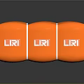 Orange and Gray Modular Station with LRI Logo and Entrance