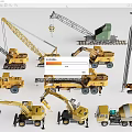 Heavy Duty Construction Vehicles And Machinery Collection