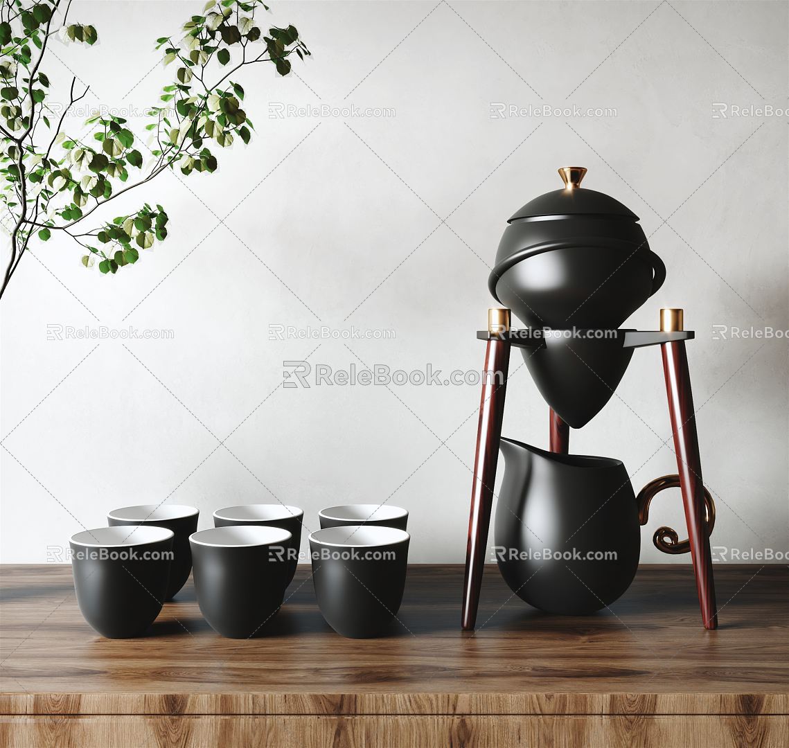 New Chinese Tea Set model