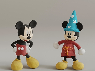 Modern Doll Mickey Mouse Doll 3d model