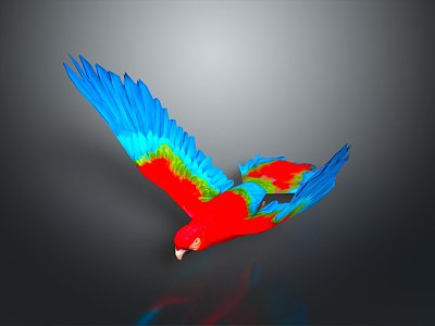 Modern Birds 3d model