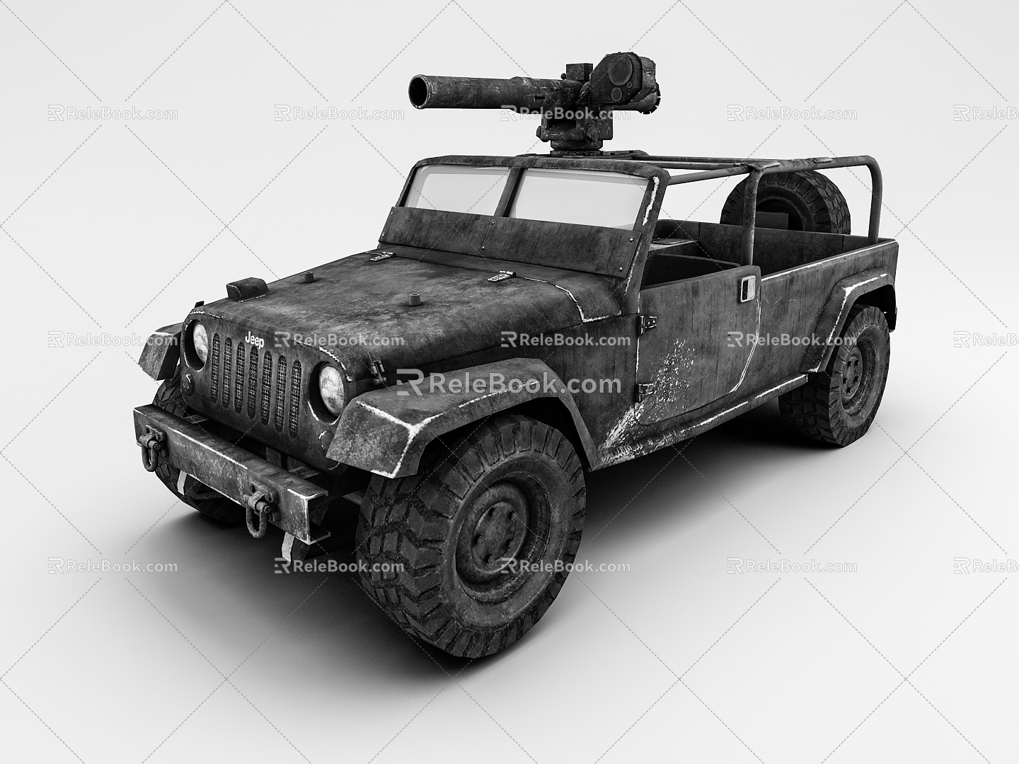 Modern Jeep 3d model