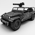 Modern Jeep 3d model