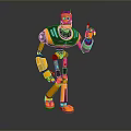 Robot Assistant Small Robot Butler Robot Butler Figure Game Figure 3d model