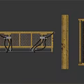 Industrial Conveyor System Equipment With Metal Frame And Separate Components
