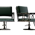Various Modern Massage Chairs With Leather Seats And Metal Bases Design