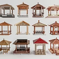 Chinese-style pavilion 3d model