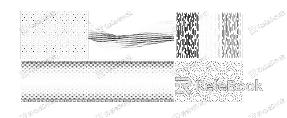 Modern Perforated Panel Perforated Landscape Wall model