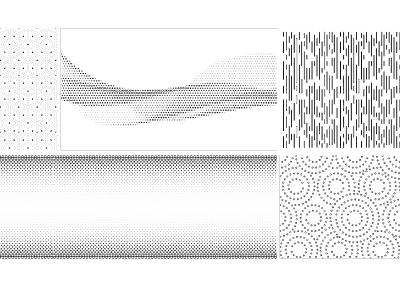 Modern Interior Feature Wall Design With Wave Pattern Dot Texture And Geometric Patterns 3d model